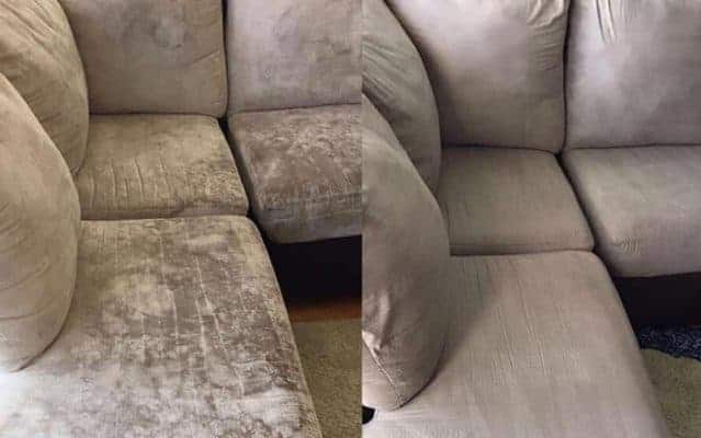 Dịch vụ vệ sinh sofa tại nhà - Trước và sau khi vệ sinh